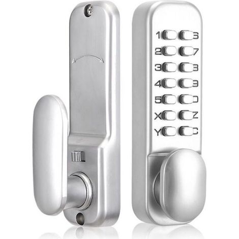 Kit Für Mechanische Zahlenschloss, 1 Bis 14 Ziffern, Zinklegierung, Schlüsselloser Kombinationsschloss Für Schiebetür, Mit Reset-funktion, Für Balkon, Büro Und Küche
