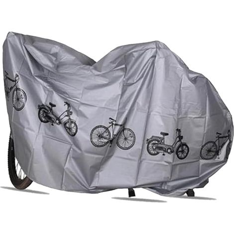 Fahrradschutzhülle – Wasserdicht – Für Familie, Reise Und Unterbringung – Silber