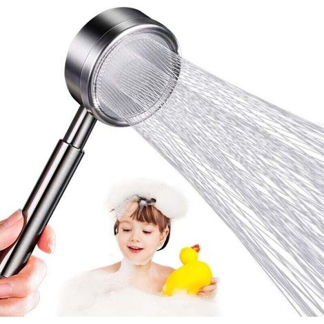 Wassersparende Duschkopf, Druckerhöhung, Handdusche Mit Hochdruck, Filtrierender Duschkopf Aus Edelstahl 304, Wassersparfunktion Für Bad Und Wellness