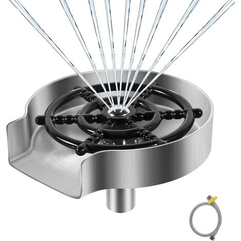 Spülbecken Für Edelstahl, Spülenzubehör, Metallring, Spülbecken Für Spüle, Glasreiniger, Küchenzubehör, Mattes Silber