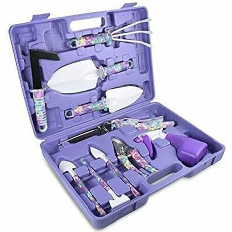 Gartenwerkzeuge, 10-teiliges Gartenwerkzeug-set, Gartenkit Mit Transporttasche, Geschenk Für Gartenliebhaber