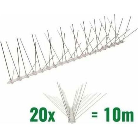 10 M Taubenabwehrspikes, 4 Reihen Aus Polycarbonat – Lösung Zur Vogelabwehr