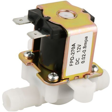 Elektromagnetisches Ventil Aus Kunststoff Dc12v Od12mm Normalerweise Geschlossener Wassereinlassdurchfluss-schalter