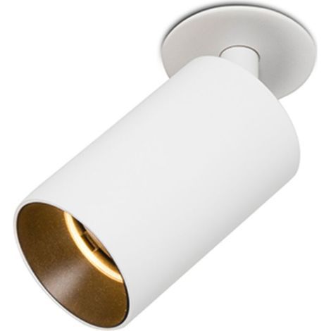 Deckeneinbauleuchte Led Weiß Faro Barcelona – Gu10 8 W – Aluminium Und Abs – Ip20 – Artikelnummer 43752