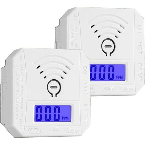 Kohlenmonoxid-detektor, Co-gasüberwachungsalarm, Co-sensor Mit Led-digitalanzeige Für Haus Und Lager, Batteriebetrieben