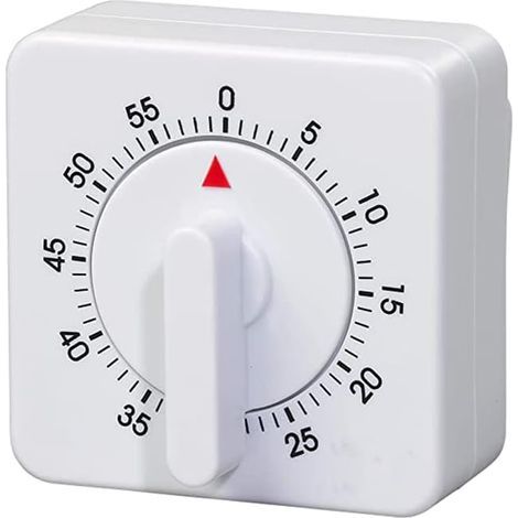 Kleine Mechanische Quadratische Pendeluhr, 60 Minuten/1 Stunde Tragbar, Keine Batterien Erforderlich Zur Steuerung Der Drehung