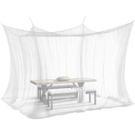 Moskitonetz Für Innen Und Außen, 300 X 300 X 250 Cm, 220 Maschen, Xxl-größe, Für Zelt, Wohnwagen, Weiß