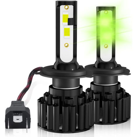 Ampoule H4 Led, 24w Blanc Froid De Luminosité H4 Led Voiture Kit De Conversion Ip65 Étanche, 2 Pièces