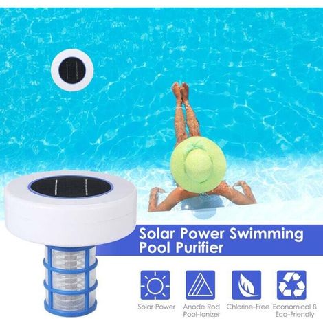 Ioniseur Solaire Pour Piscine, Nettoyeur Solaire Pour Piscine, Appareil De Nettoyage Pour Fontaine De Spa
