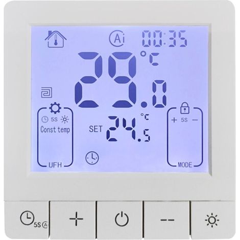 Thermostat De Chauffage Acl 3a, Wi-fi Intérieur Sans Fil, Radiateur Mural Électrique, Thermostat De Fournaise (contrôleur De Température)