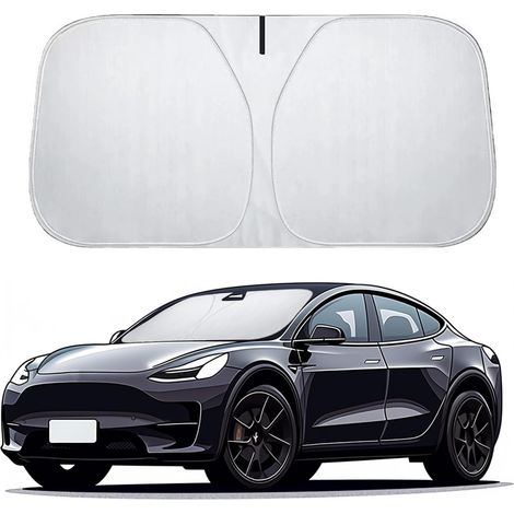 Sonnenschutz Für Das Auto, Faltbarer Windschutzscheibensonnenschutz, Uv- Und Hitzeschutz, Reflektierend, Innenschutz Für Kleinwagen Und Kompakt-suv (140x70cm)