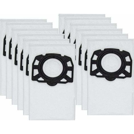 12er-pack Kfi 487 Filterbeutel, Staubsauger-zubehör Für Karcher Wd4, Wd5, Wd6, Mv4, Mv5, Mv6, Wd4.000 ... Wd5.999, 2.863-006.0