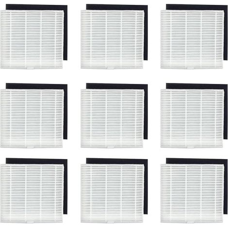 9er-pack Hepa-filter Für Amibot Animal Xl H2o Zubehör (mit Schwarzem Schwammfilter)