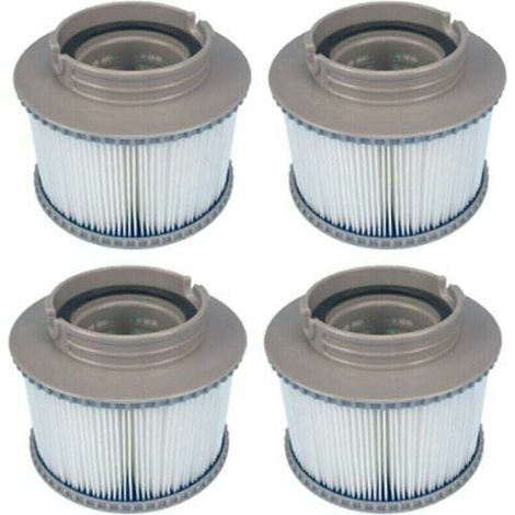 Set Aus 4 Ersatzfiltern Für Mspa Fd2089, Filterkartusche Für Pool Und Spa