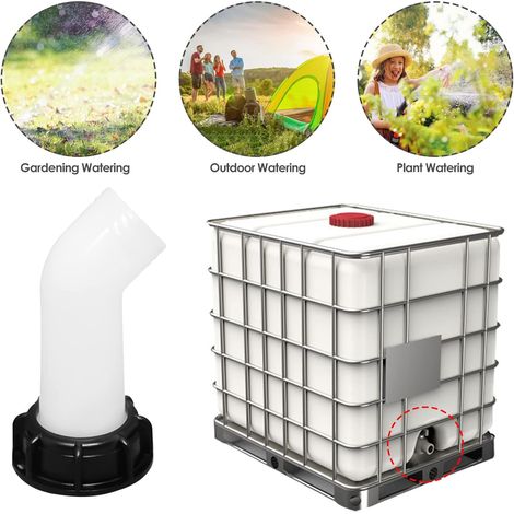 Bec Vidange Ibc 1000l – Verlängerungsschlauch, 2-zoll-adapter