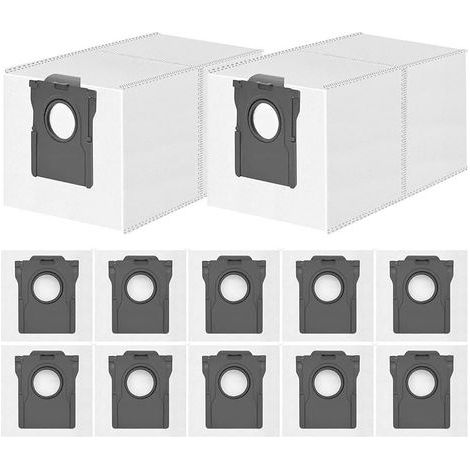 12 Staubsaugerbeutel Für Dreame L20/x40/x50 Ultra Complete, L10s/l10/l40/e30 Ultra/l10s Pro Ultra, Kompatibel Mit Xiaomi