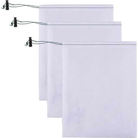 3er-set Pool-reinigungsbeutel 55x35 Cm Feinmaschiger Filterbeutel Für Die Poolpflege, Laubsauger-filter, Teichfilter