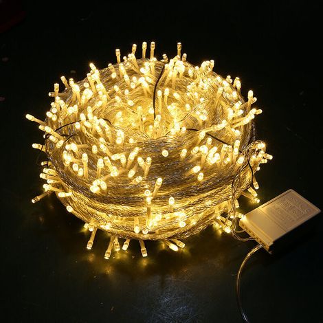 Lichterkette Für Innen- Und Außenbereich, 100 M Mit 600 Leds, Tannenbaum-lichterkette Mit Steckdose, Wasserdichte Weihnachtskette In Verschiedenen Modi, Dekoration Für Schlafzimmer, Tannenbaum, Weihna
