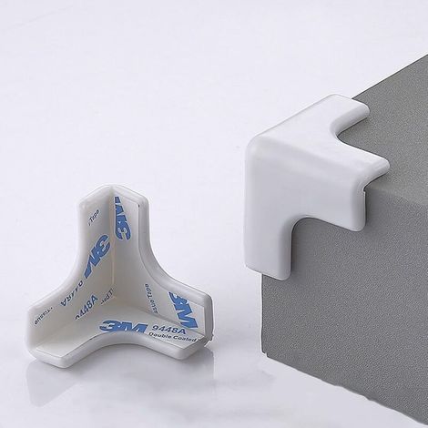 10 Tischkantenschutzstücke, Weiße Eckschutz, Schutz Für Möbelkanten Und -ecken Für Babys, Starke Haftung, Weich