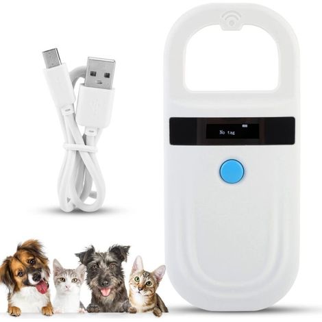 Tier-identifikationsleser, Wiederaufladbarer Rfid-chip-scanner Mit Bluetooth Und Usb