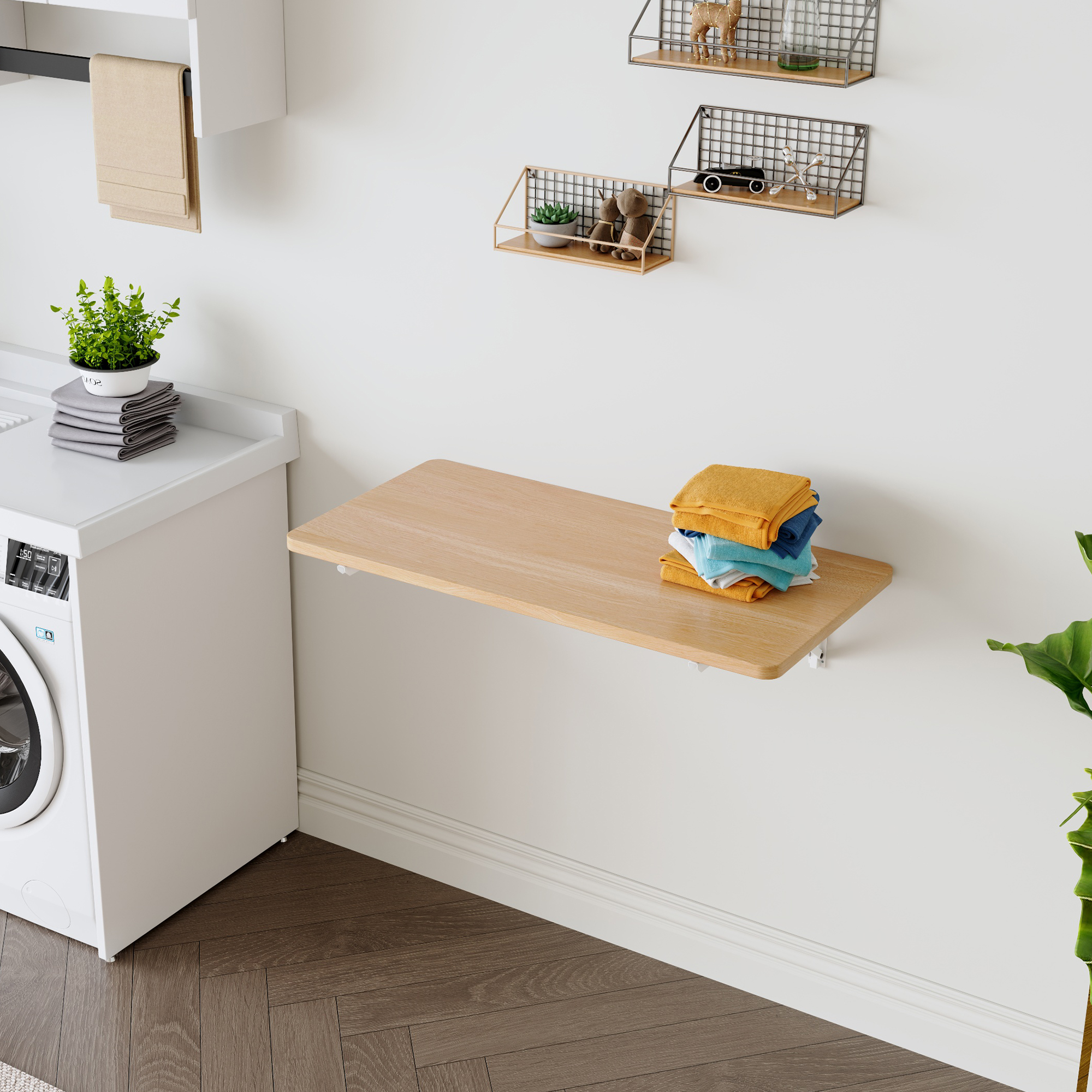 Wandmontierter Klapptisch, Platzsparender Klappschreibtisch Für Kleine Räume