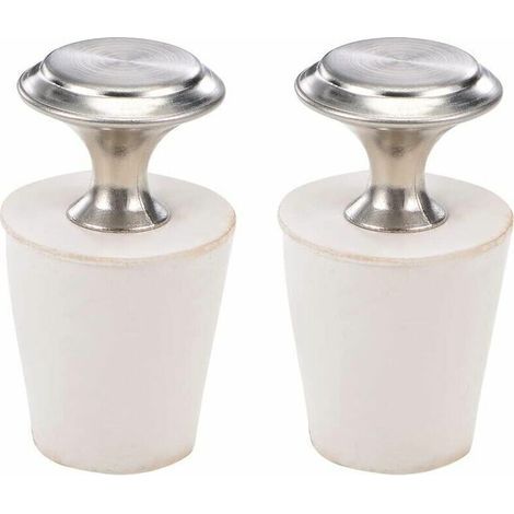 Set Aus 2 Flexiblen Gummistopfen, Durchmesser 21–24 Mm, Optimale Abdichtung Für Rohrleitungen