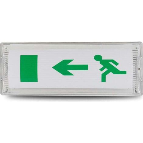 Sicherheitsausgangsanzeige, Notbeleuchtung, Led-notausgangsleuchte, Led-notausgangsschild Für Einkaufszentren, Supermärkte Usw. (35×11,5 Cm)
