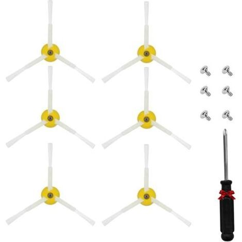 Ersatz-seitenbürsten Für Irobot Roomba 600 700 800 900 Serie 694 677 850 860 870 880 890 980 960 Saugroboter Zubehör, Seitenbürste + Schraubendreher