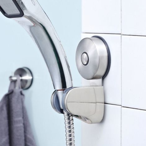 Sauger-duschhalter Aus Edelstahl Ohne Bohren Verstellbarer Handbrausenhalter Für Das Bad Saugnapf Duschhalter 4 Verstellbare Winkel