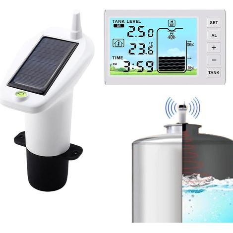 Ultraschall-füllstandsensor, Füllstandsanzeige Für Tank, Batteriebetriebener Ultraschall-füllstandsensor Mit Separatem Display, Multifunktionaler Ultraschallsensor Für Wassertank