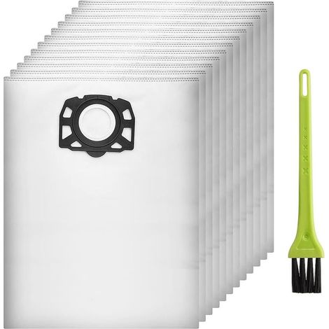 10 Sacs Karcher Wd5 Wd4 Wd6 – Filtre Remplacement 2.863-006.0