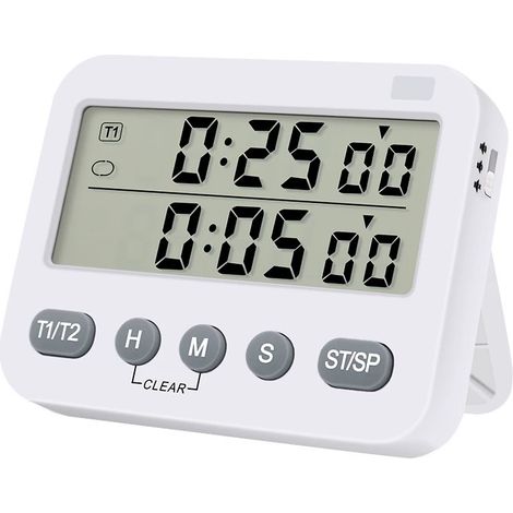 Küchentimer, Elektronischer Magnetischer Digitaler Timer Mit Akustischem Alarm, Lcd-display, Countdown-funktion, Magnetische Halterung, Zeitmanagement-werkzeug Für Erwachsene