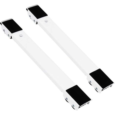 Waschmaschinen-unterbau / Kühlschrank-unterbau, Mobil, Höhenverstellbar, Mit Feststellbremse, Rutschfeste Basis Mit 24 Rollen, Passend Für Trockner, Waschmaschine, Kühlschrank Usw. (46cm X5cm X4