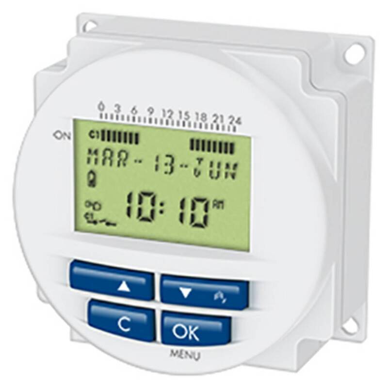 [neuwertig] B-ware Orbis Unterputz-zeitschaltuhr Digital 3000w Wochenprogramm Ip20 40 Programme