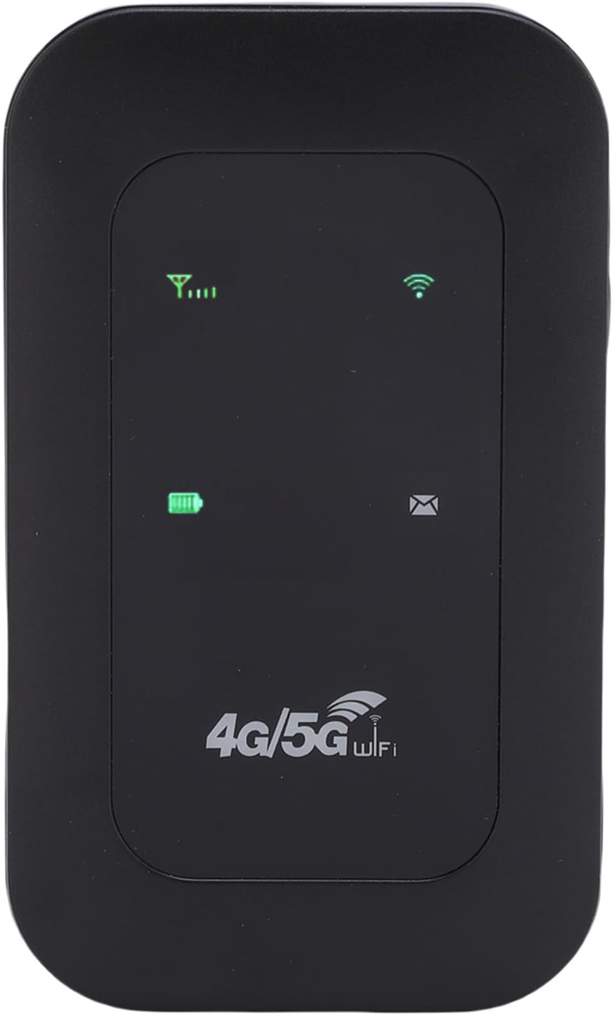 Mobiler Wlan-hotspot-router 4g/5g Mit Akku Und Sim-karte Für Reisen Und Zuhause, 300 Mbit/s Highspeed, Unterstützt 10 Geräte
