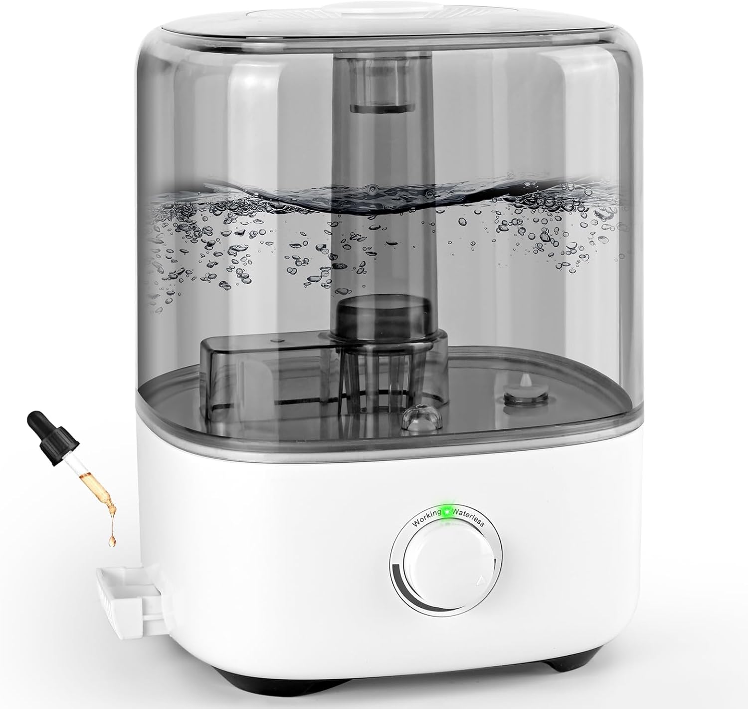 Vankarr 5l Ultraschall-luftbefeuchter, 28 Db Leise, Befüllung Von Oben, Für Schlafzimmer, Büro, Kinderzimmer Und Pflanzen, Bpa-frei, Automatische Abschaltung