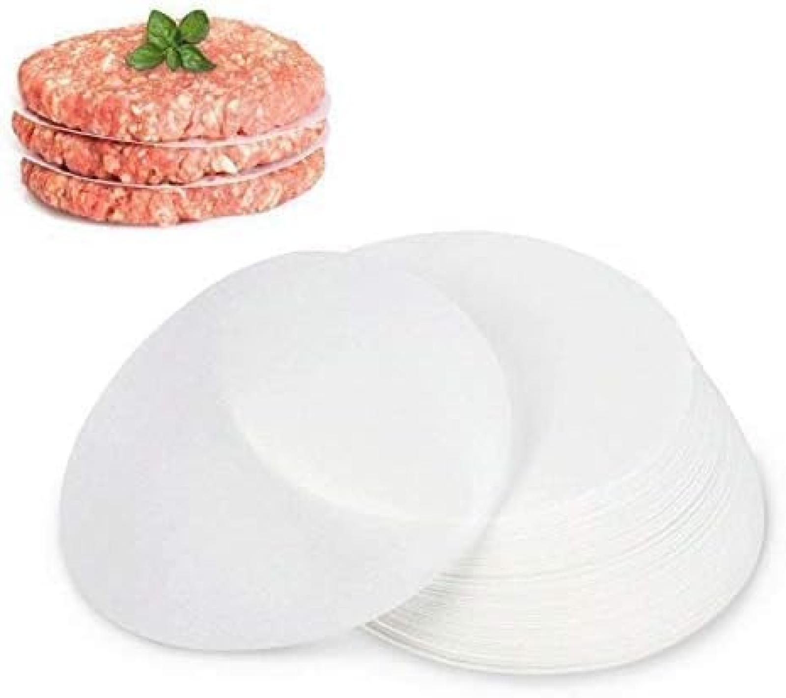 Packung Mit 500 Antihaft-papieren Für Hamburgerpresse, Burger, Hackfleischfrikadellen – 11,5 Cm Durchmesser