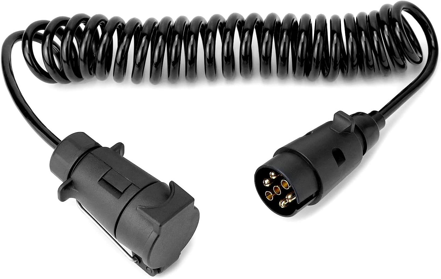 ® 3 M Verlängerungskabel Für Anhänger Mit 7-poligem Anhängersteckeradapter Für Wohnwagen, Lkw, Wohnmobil, Traktor