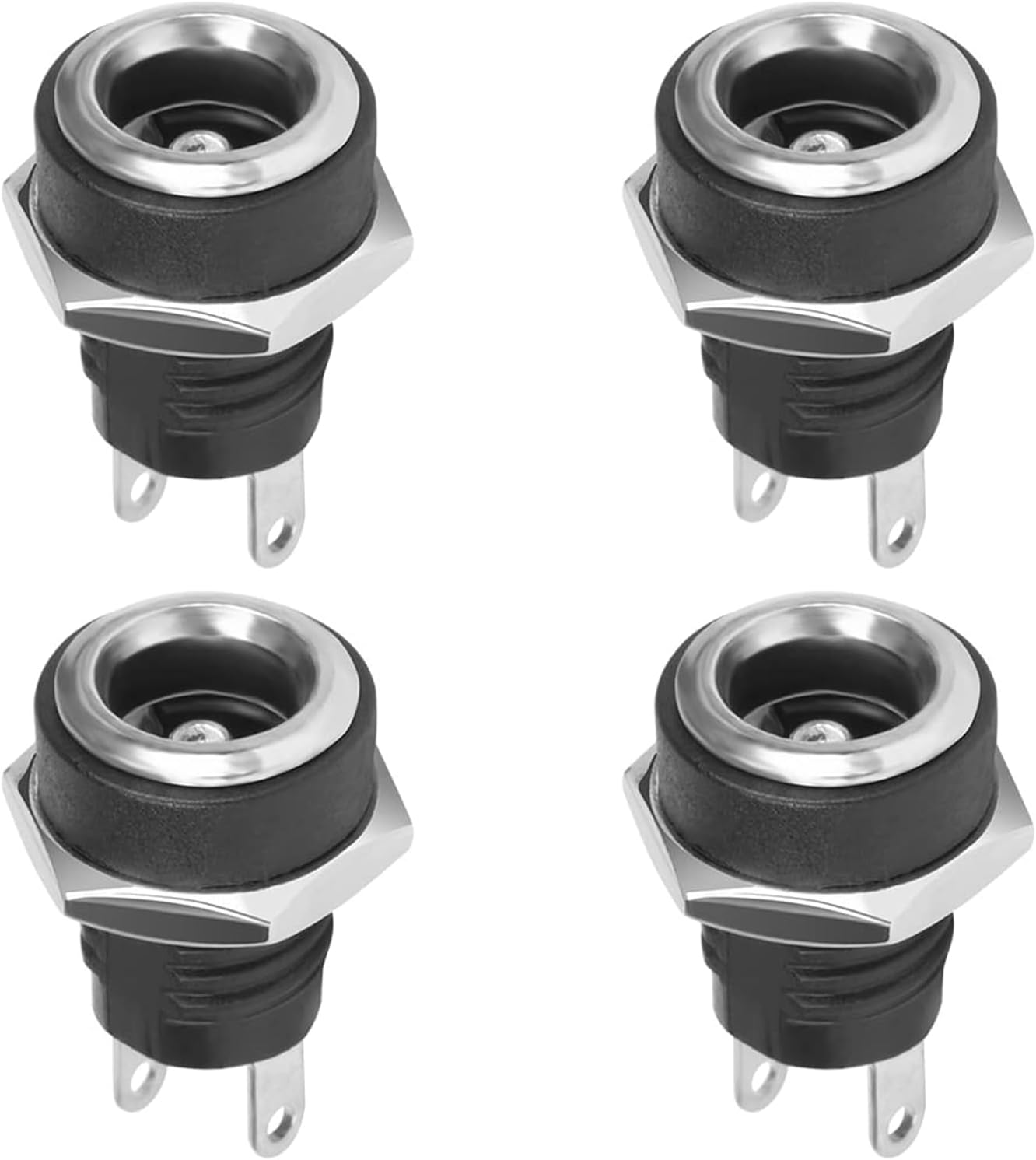 4-teiliger 2-poliger Dc-stecker, 5,5 X 2,1 Mm Hohlstecker, Dc-netzstecker