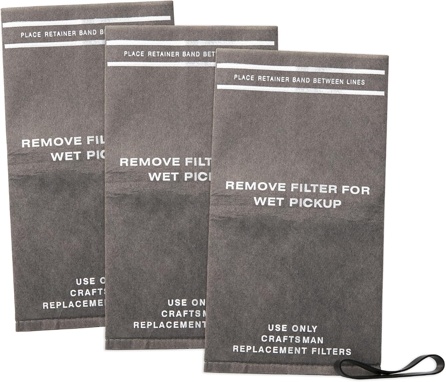 Craftsman 2 Bis 2,5 Gallonen 9-38737 Filterbeutel (3er-pack)