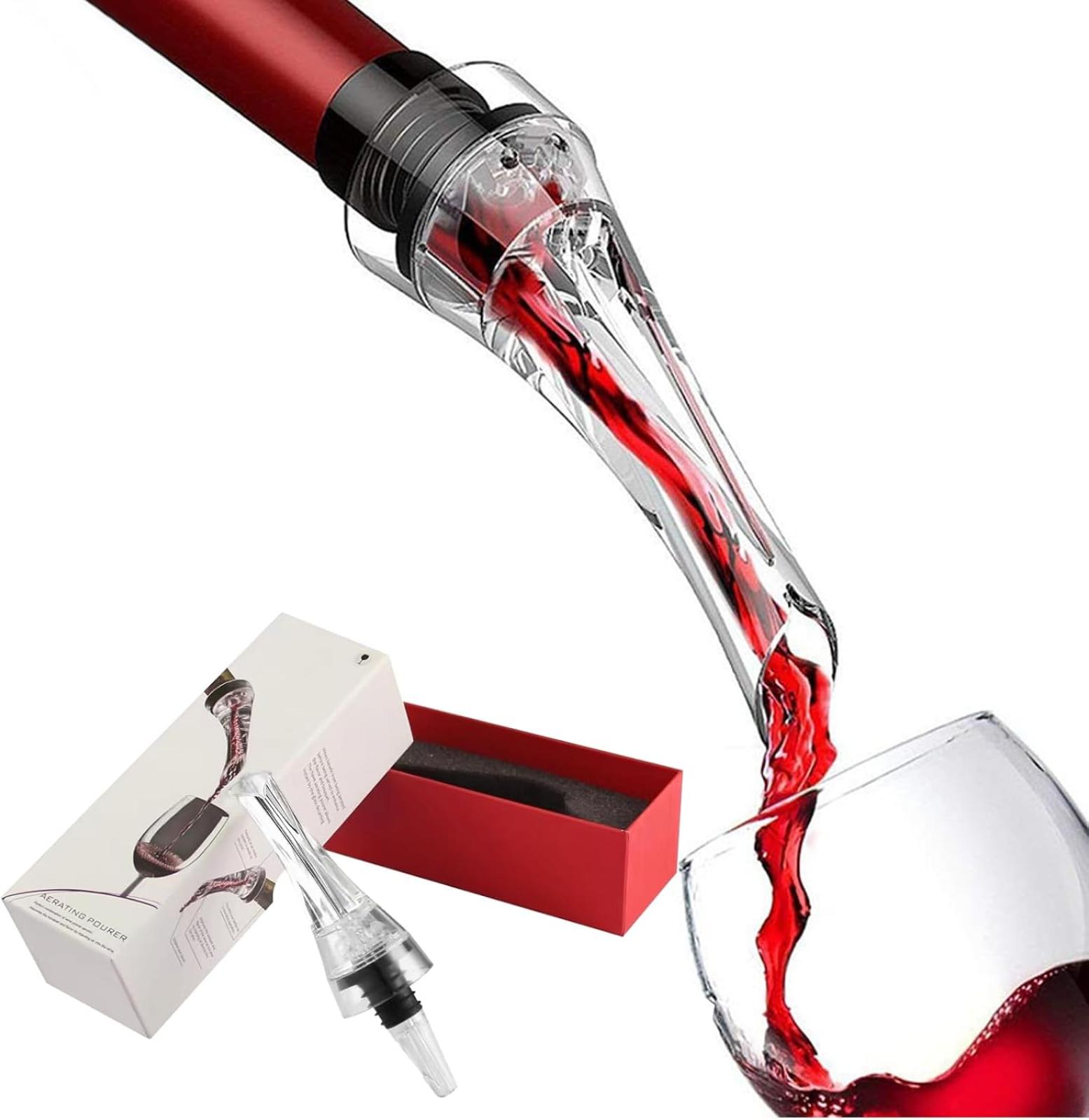 Weinausgießer Mit Belüfterfunktion – Professioneller Weinausgießer Mit Tropffreiem Auslauf Für Rot- Und Weißweine