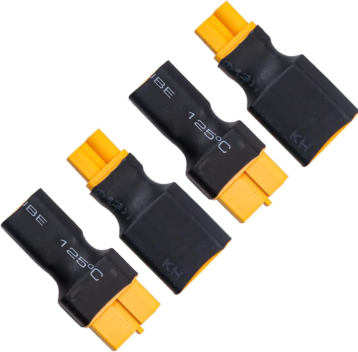 2er-pack Xt30/xt60-auf-xt30-stecker Für Rc-fpv-autos, Lipo- Und Nimh-drohnenakku-ladegeräte