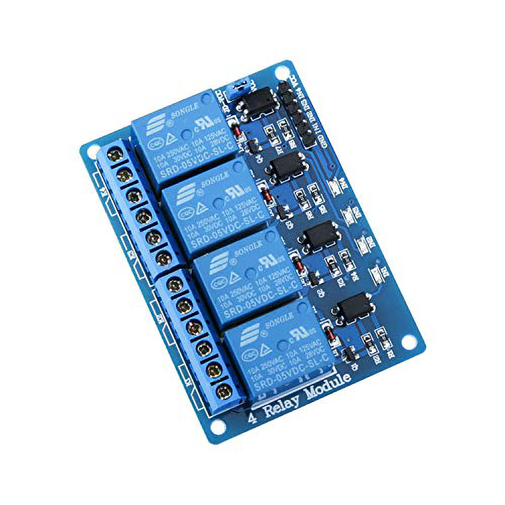 5v Dc 4-kanal-relaismodul Mit Optokoppler Für Mega 2560 1280 Dsp Arm Pic Avr Stm32