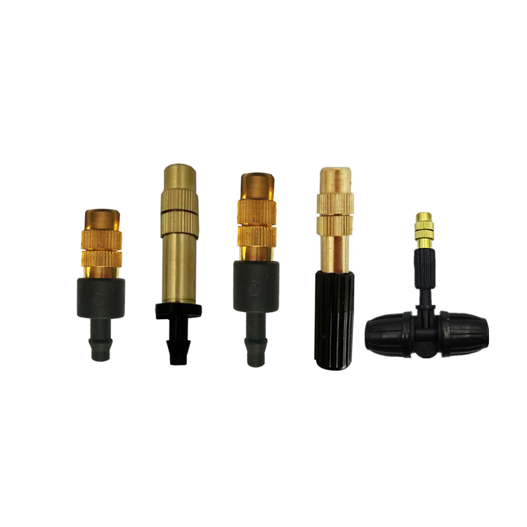 10 Stück, 5 Verschiedene Arten Von Mikro-tropfbewässerungsdüsen Aus Messing, Gartensprühdüsen, Kühlteile, Kupfersprinkler Mit Anschlussstück