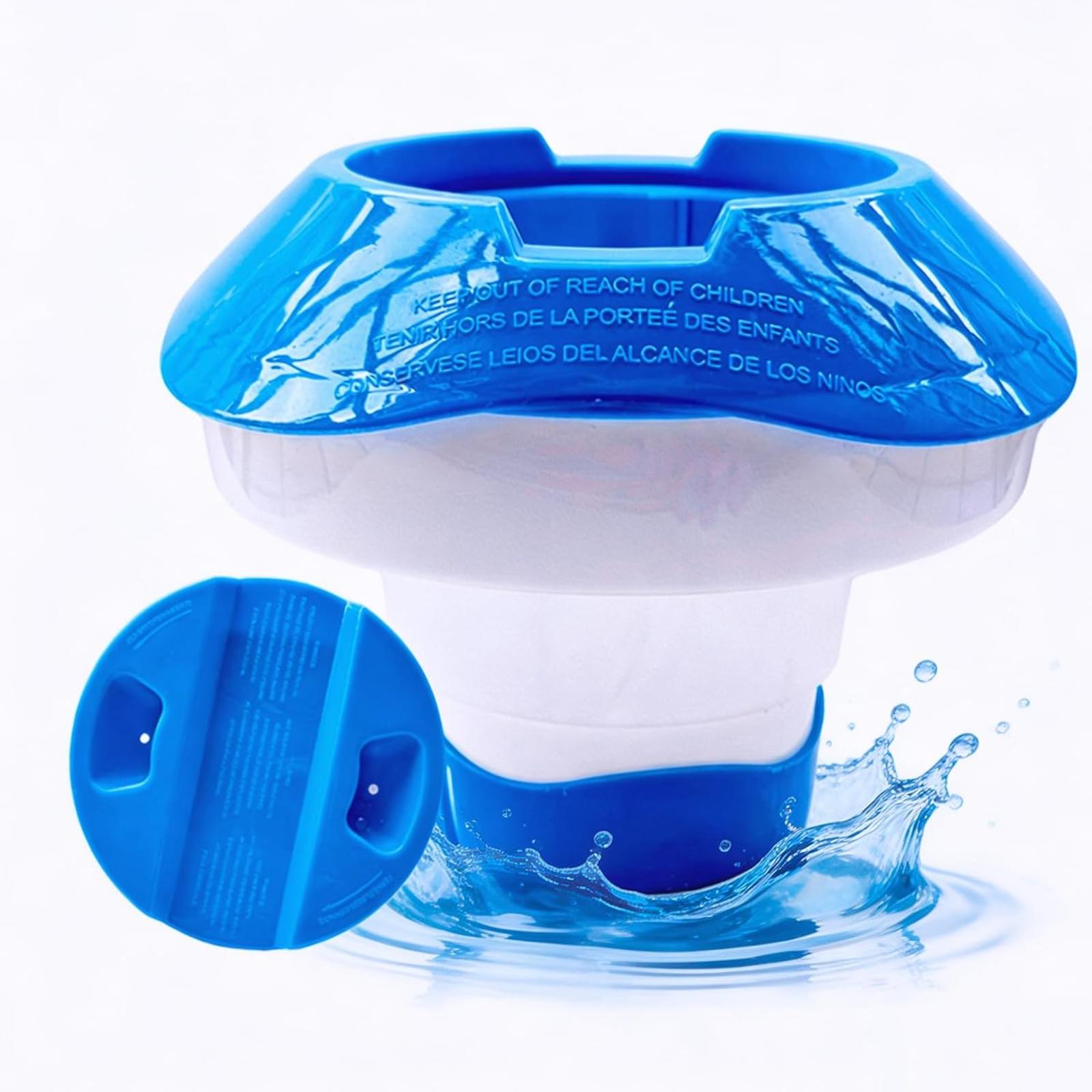 Pool-chlor-dosierer, Pool-chlor-schwimmkörper, Pool-chlor-verteiler, Schwimmender Pool-diffusor