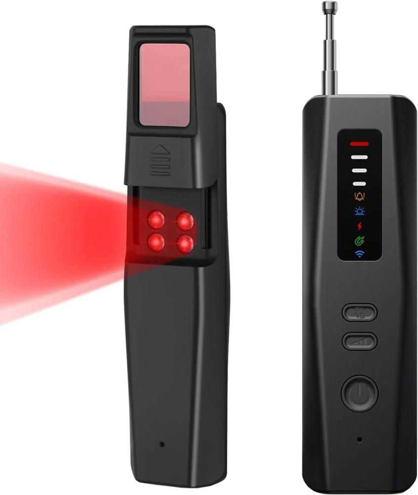 6-in-1-detektor Für Versteckte Kameras, Spionagemikrofone, Abhörschutz Und Gps-tracker Für Büro, Hotel Und Zuhause