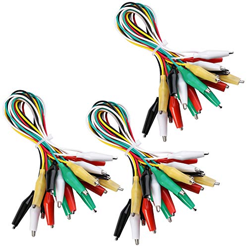 30-teiliges Testset Mit Doppelseitigen Krokodilklemmen Und 50 Cm Langem Jumperkabel
