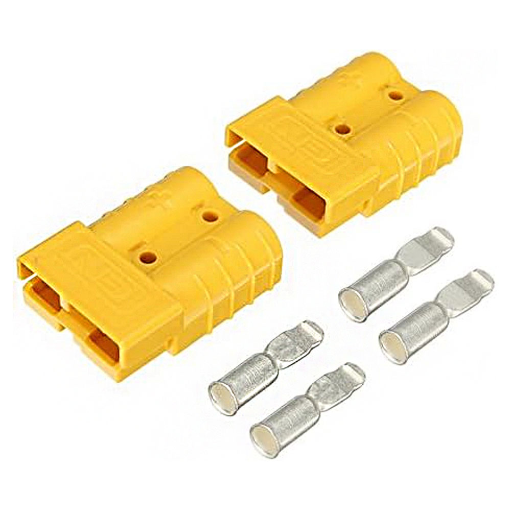 2 Stück 50a/24v Anderson-steckverbinder, Anderson-netzstecker, 4 Anschlüsse, Gelb