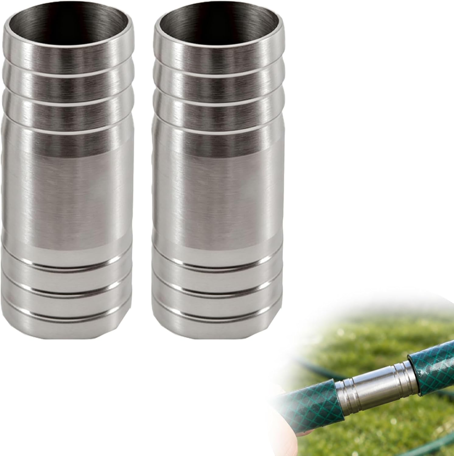 2 Stück Gerade 20-mm-rohrverschraubungen Aus Edelstahl Für Rohre