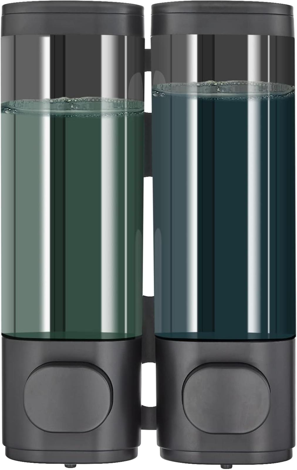 Shampoo- Und Conditioner-spender, 2-kammer-duschspender, Kein Bohren Erforderlich
